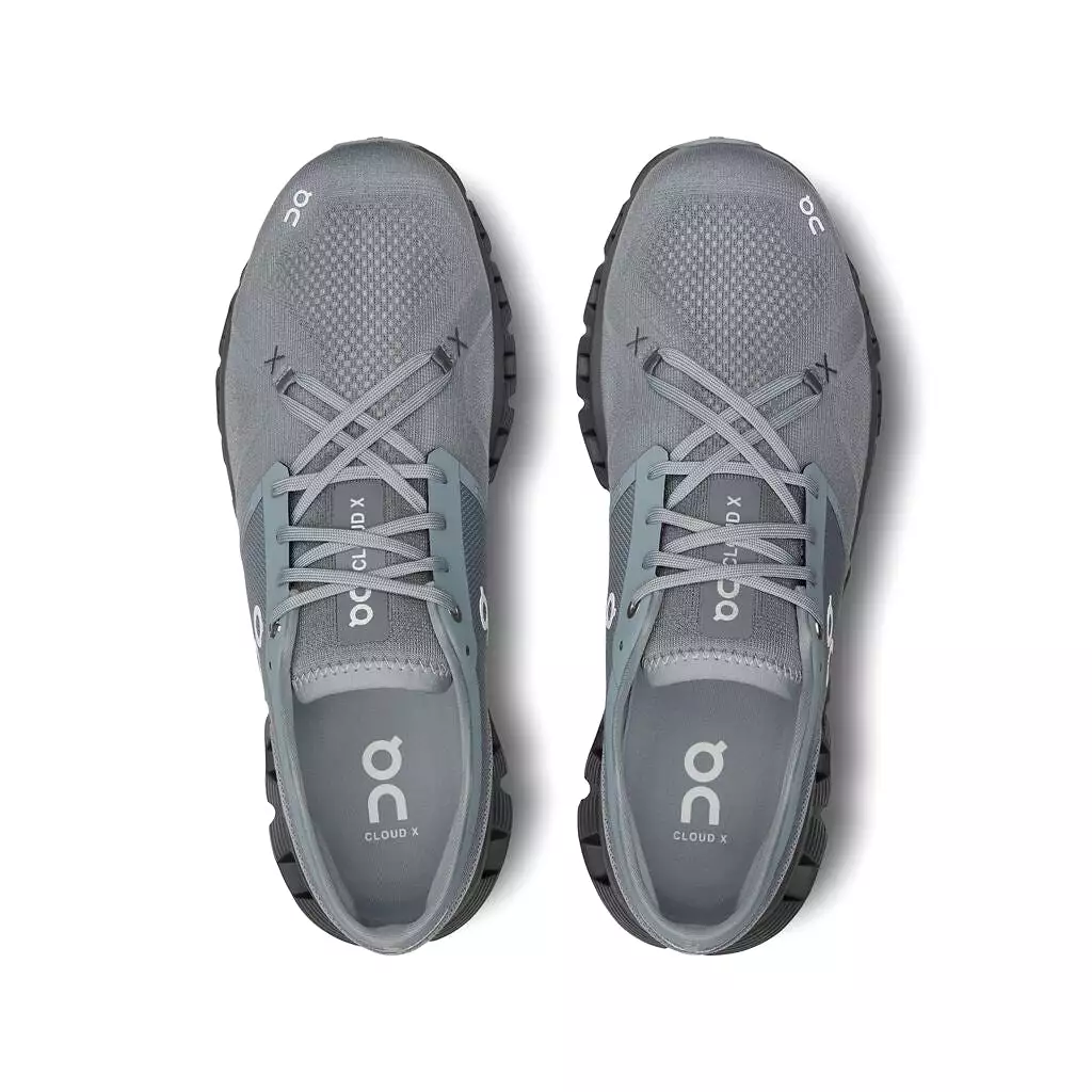 On Running Cloud X 3 (Mens) - Mist/Rock