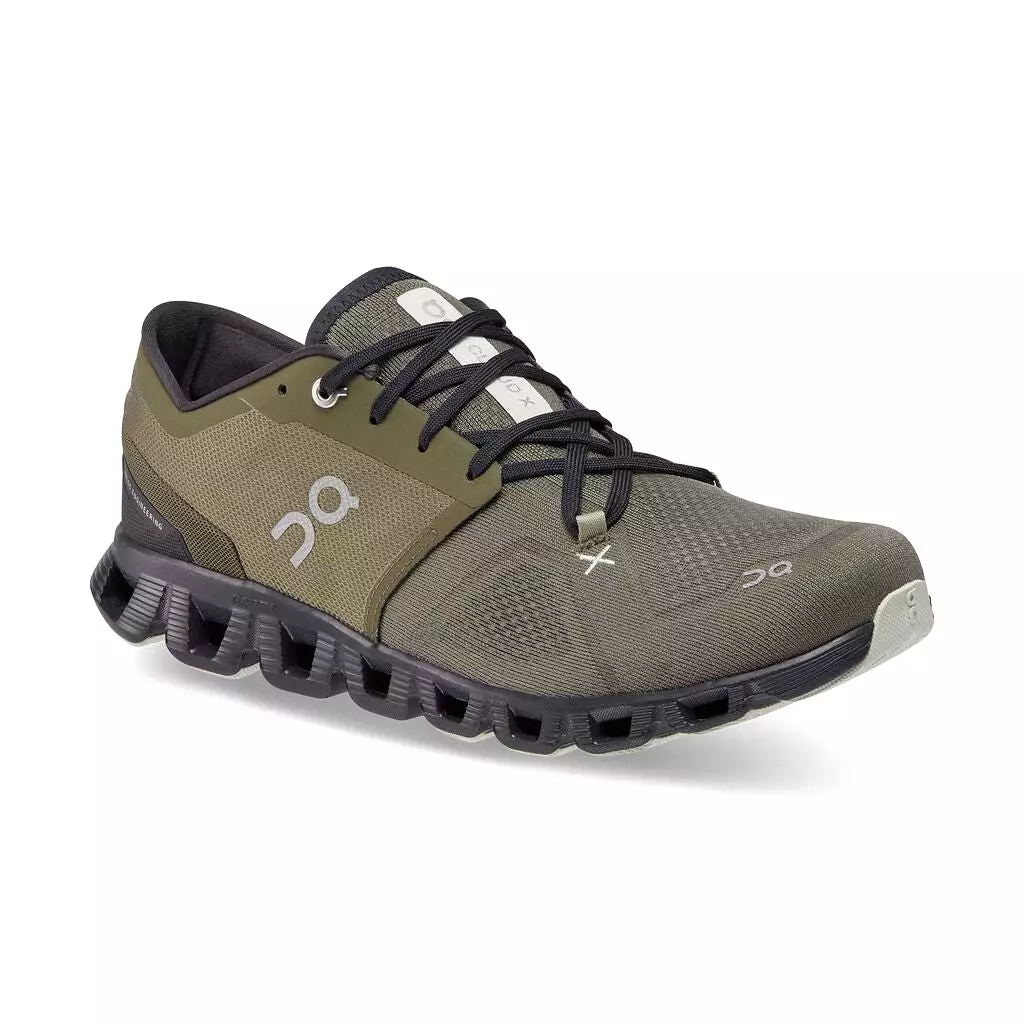 On Running Cloud X 3 (Mens) - Olive/Reseda