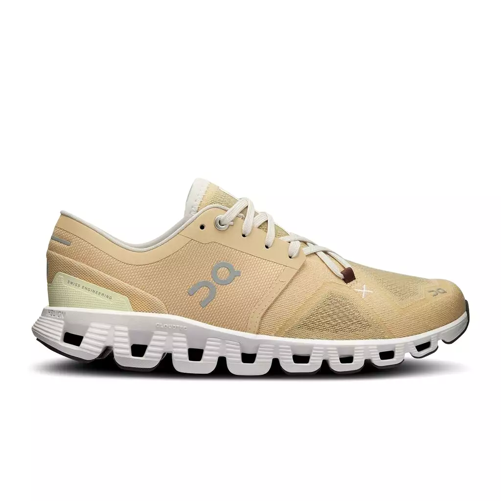 On Running Cloud X 3 (Womens) -  Savannah/Frost