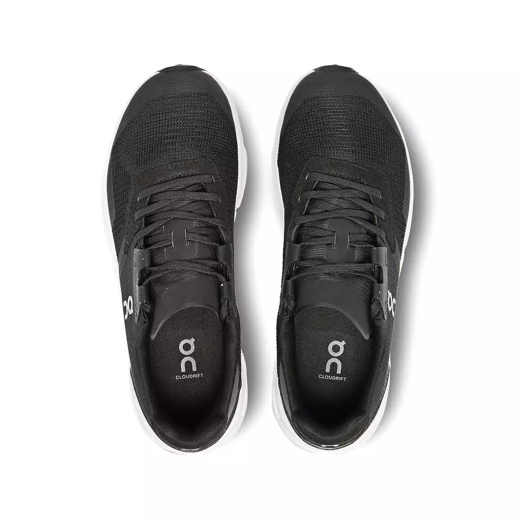 On Running Cloudrift (Womens) - Black/White