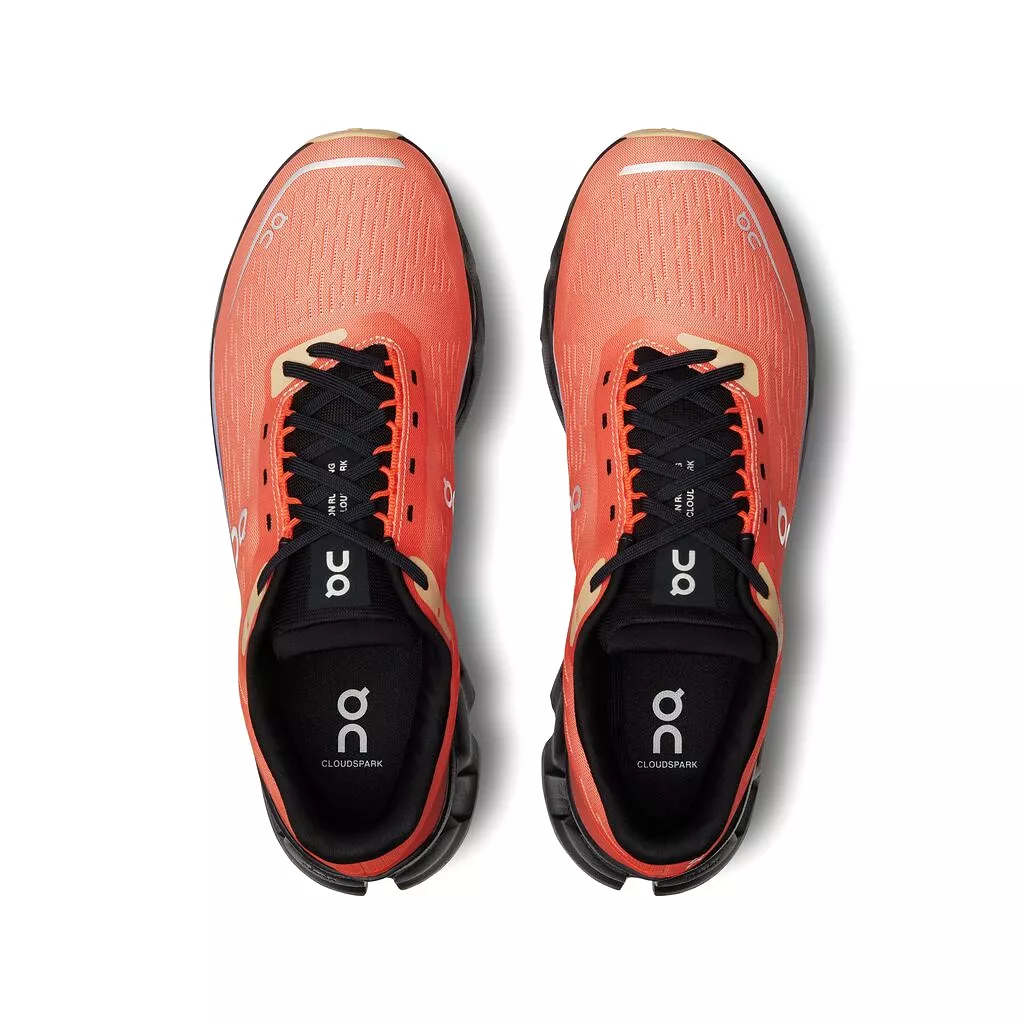 On Running Cloudspark (Mens) - Flame/Black