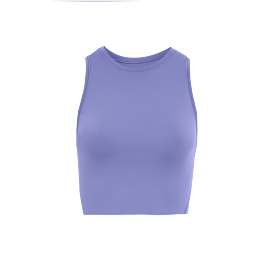 On Running Movement Crop (Womens) - Blueberry/Feather