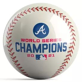 OnTheBallBowling 2021 World Series Champion Atlanta Braves Bowling Ball