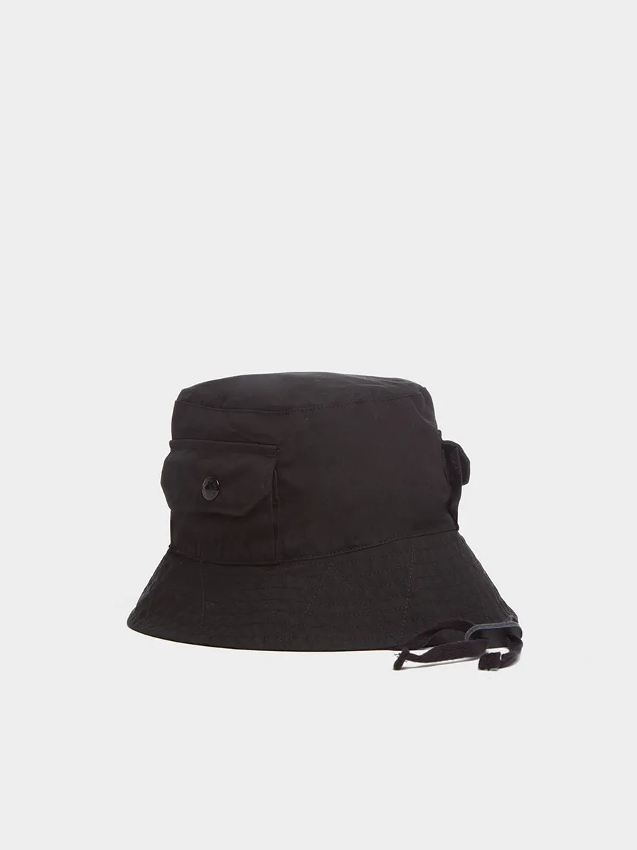 PC Poplin Explorer Hat, Black