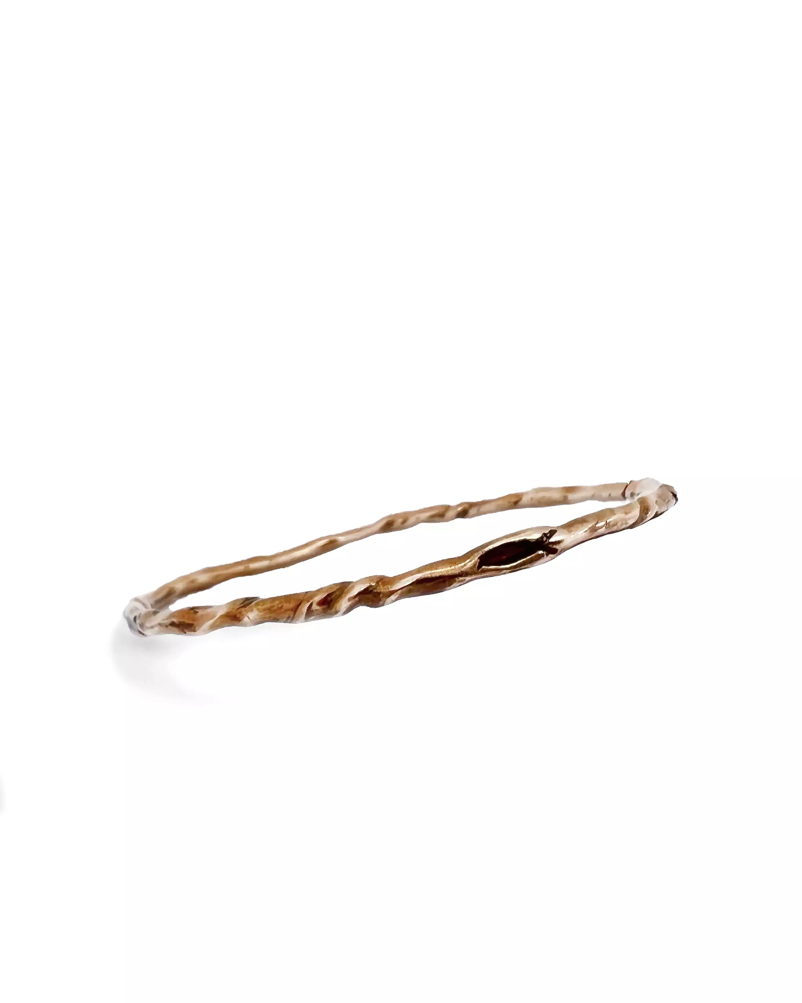 Pesci Che Volano Timone Bronze Bangle