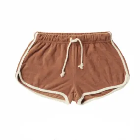 Rylee & Cru - Women’s Terry Track Short - Terracotta