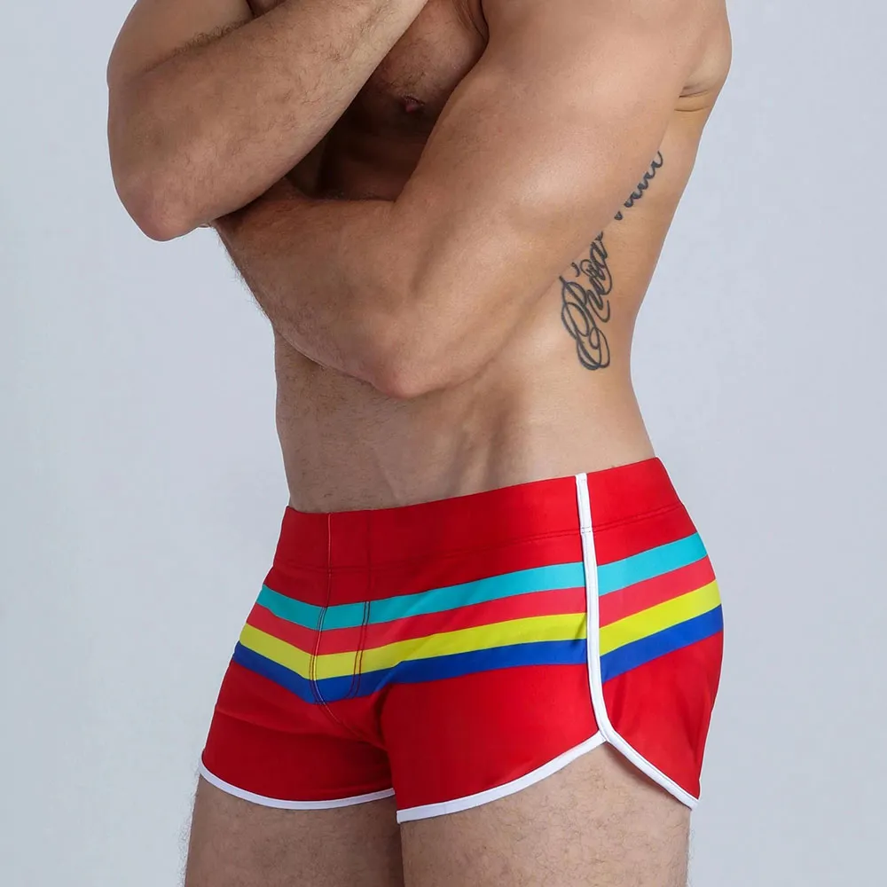 Sexy Polyester Bathing Surf Board Beach Shorts Swimwear for Men