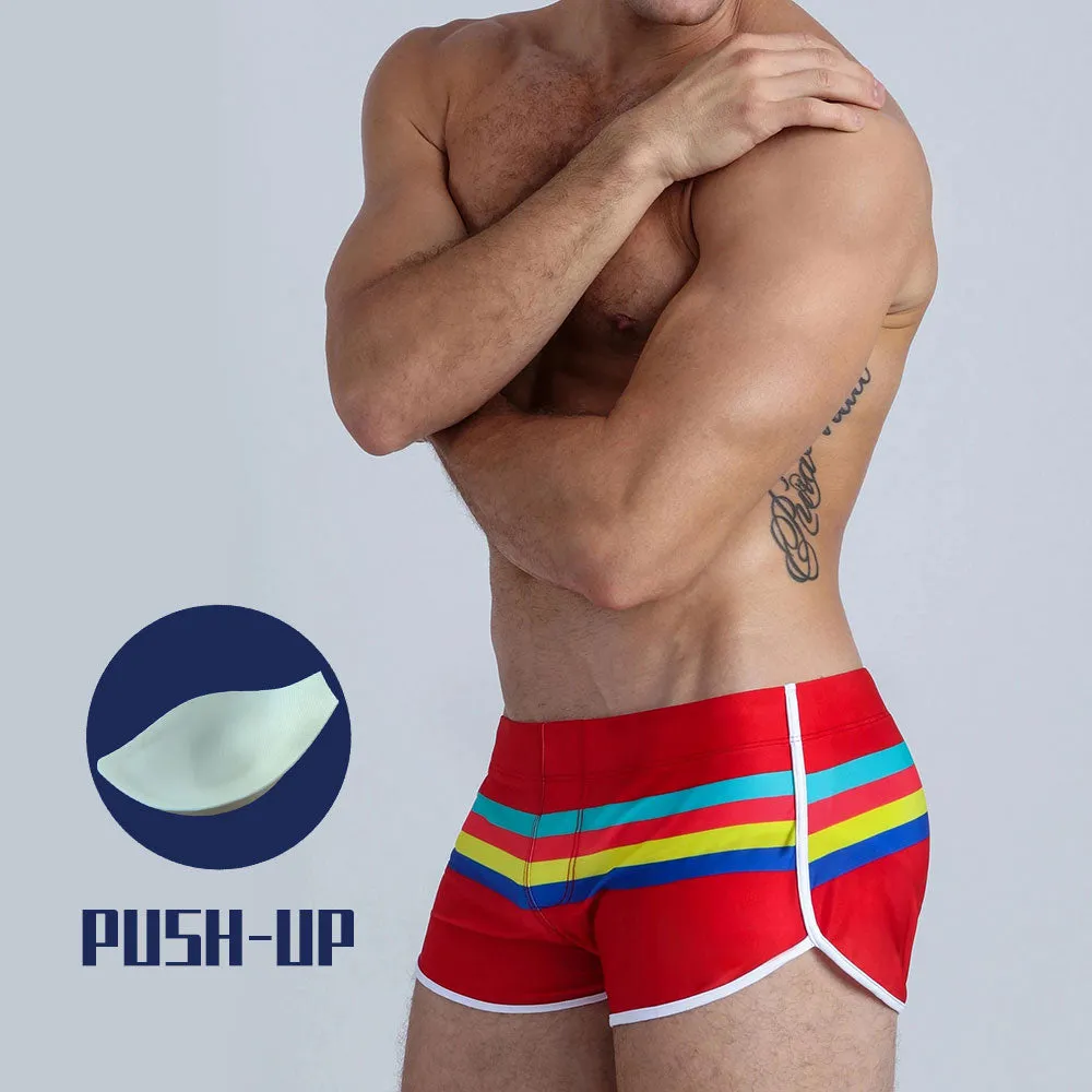 Sexy Polyester Bathing Surf Board Beach Shorts Swimwear for Men