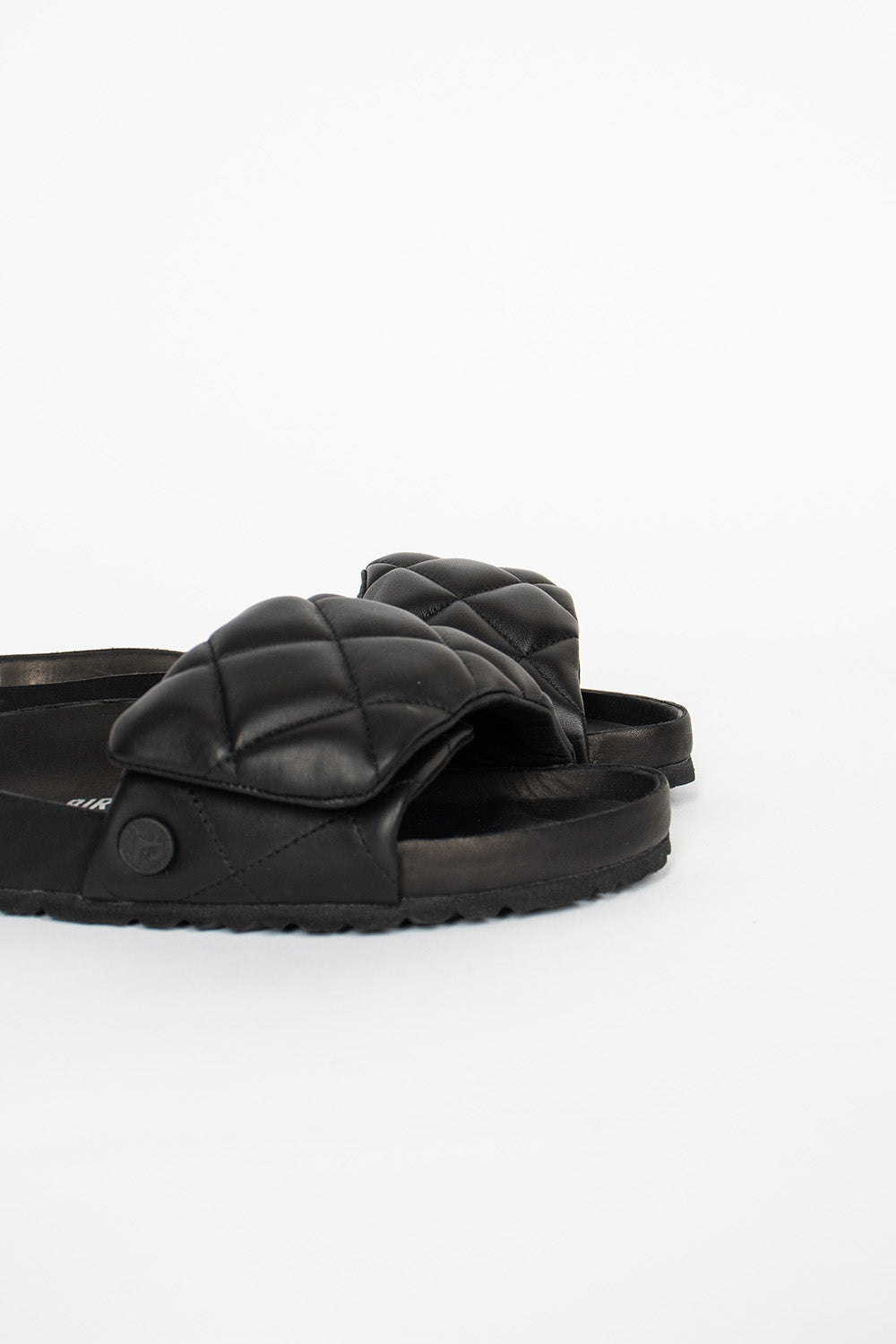 Sylt Quilted Sandal Black