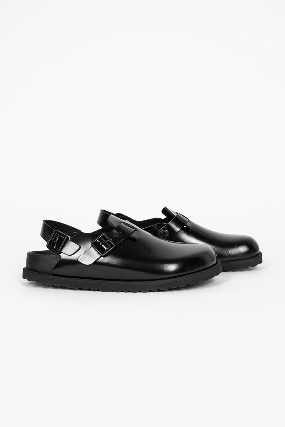 Tokio Leather Sandal Black