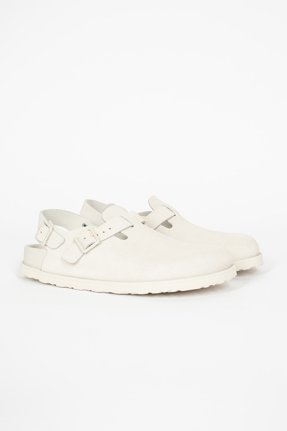 Tokio Suede Clog Bone