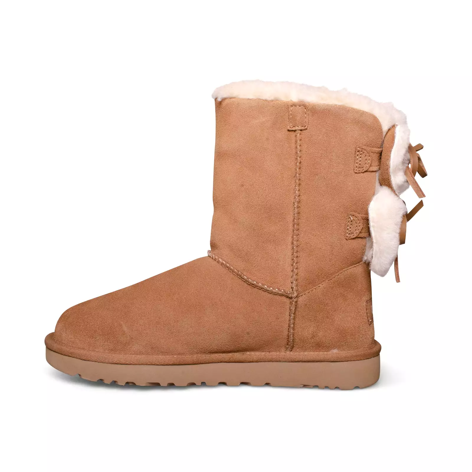 UGG Classic Double Bow Short Chestnut Boots - Women's