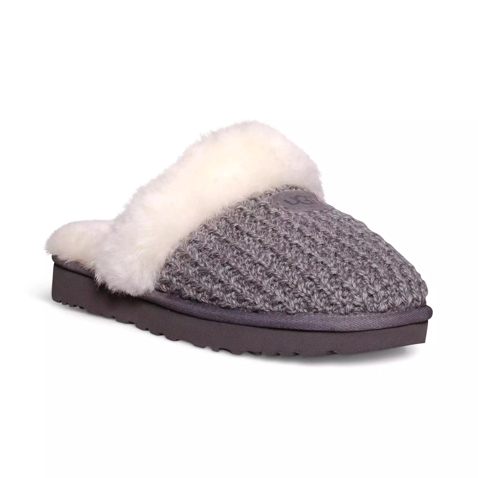 UGG Cozy Knit Charcoal Slippers - Women's