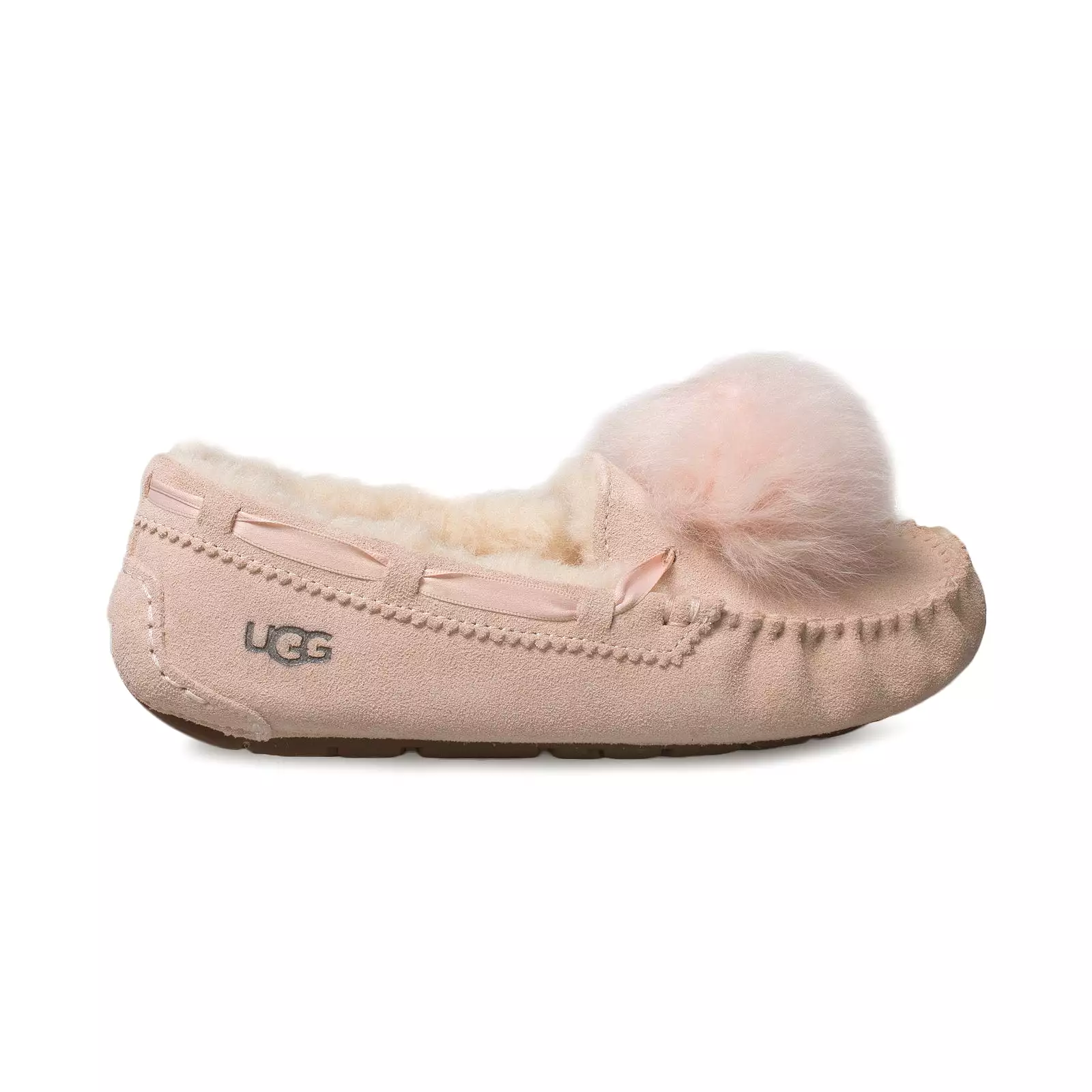 UGG Dakota Pom Pom Quartz Slippers - Women's