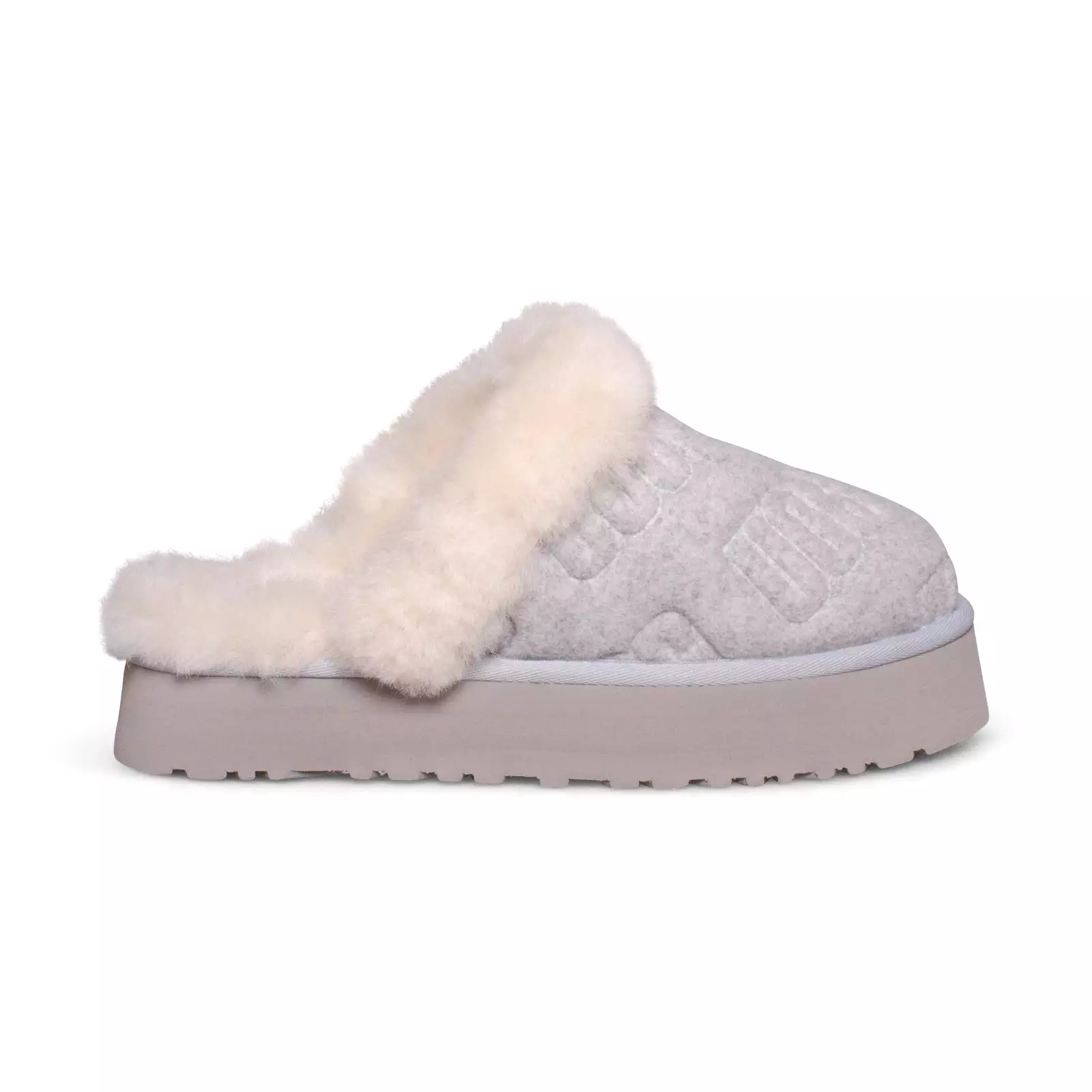 UGG Disquette Felted Grey Slippers - Women's