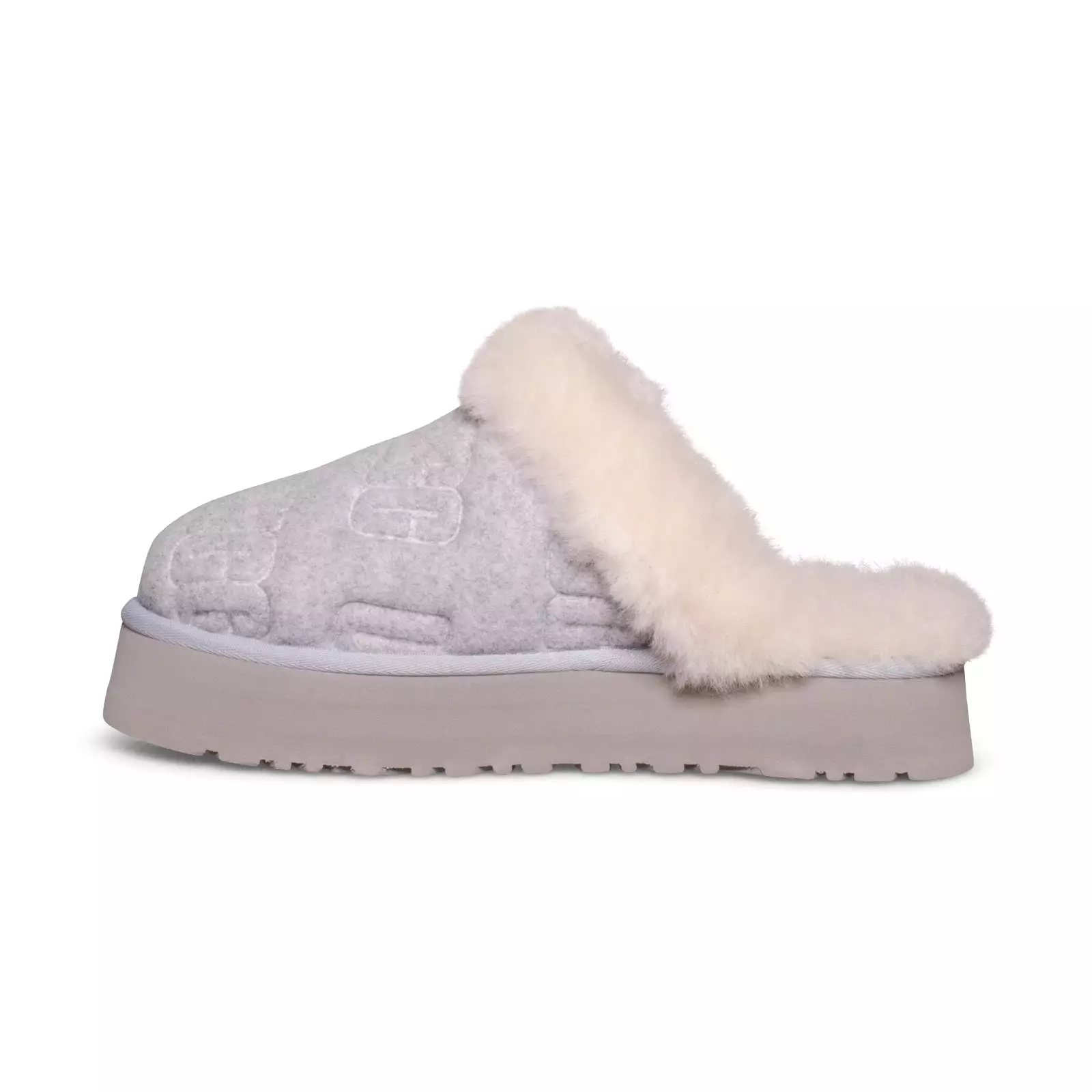 UGG Disquette Felted Grey Slippers - Women's