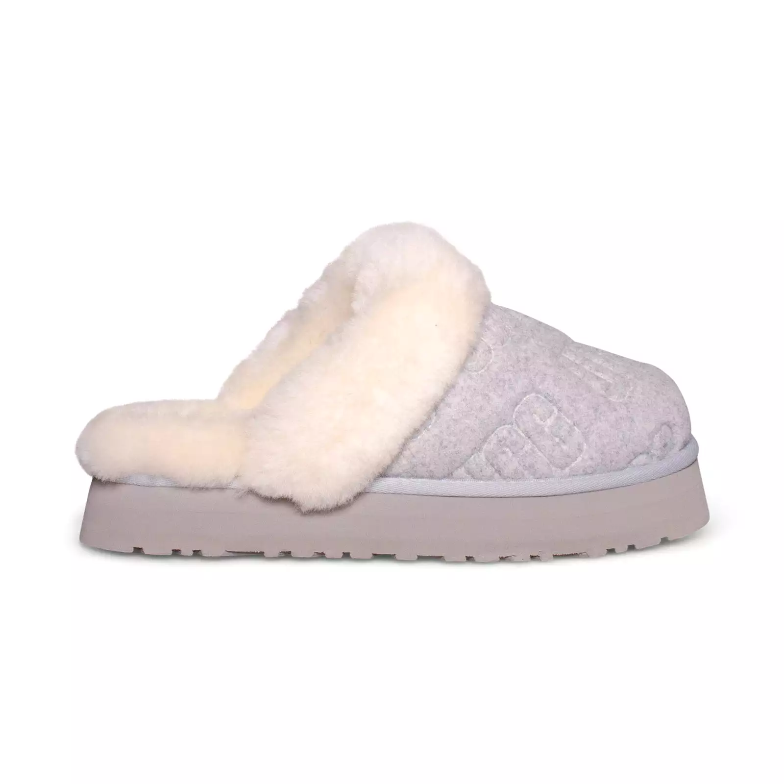 UGG Disquette Felted Grey Slippers - Women's