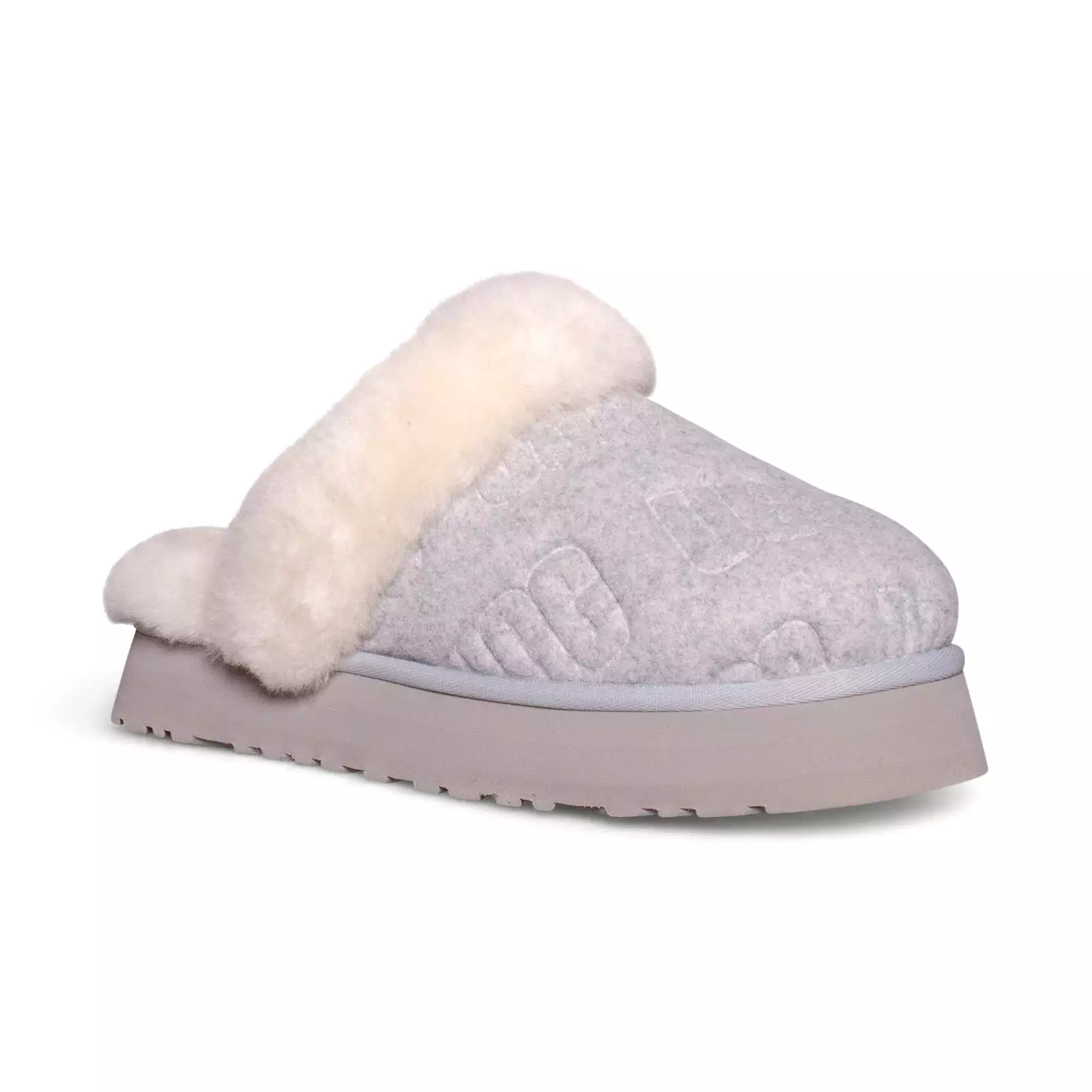 UGG Disquette Felted Grey Slippers - Women's