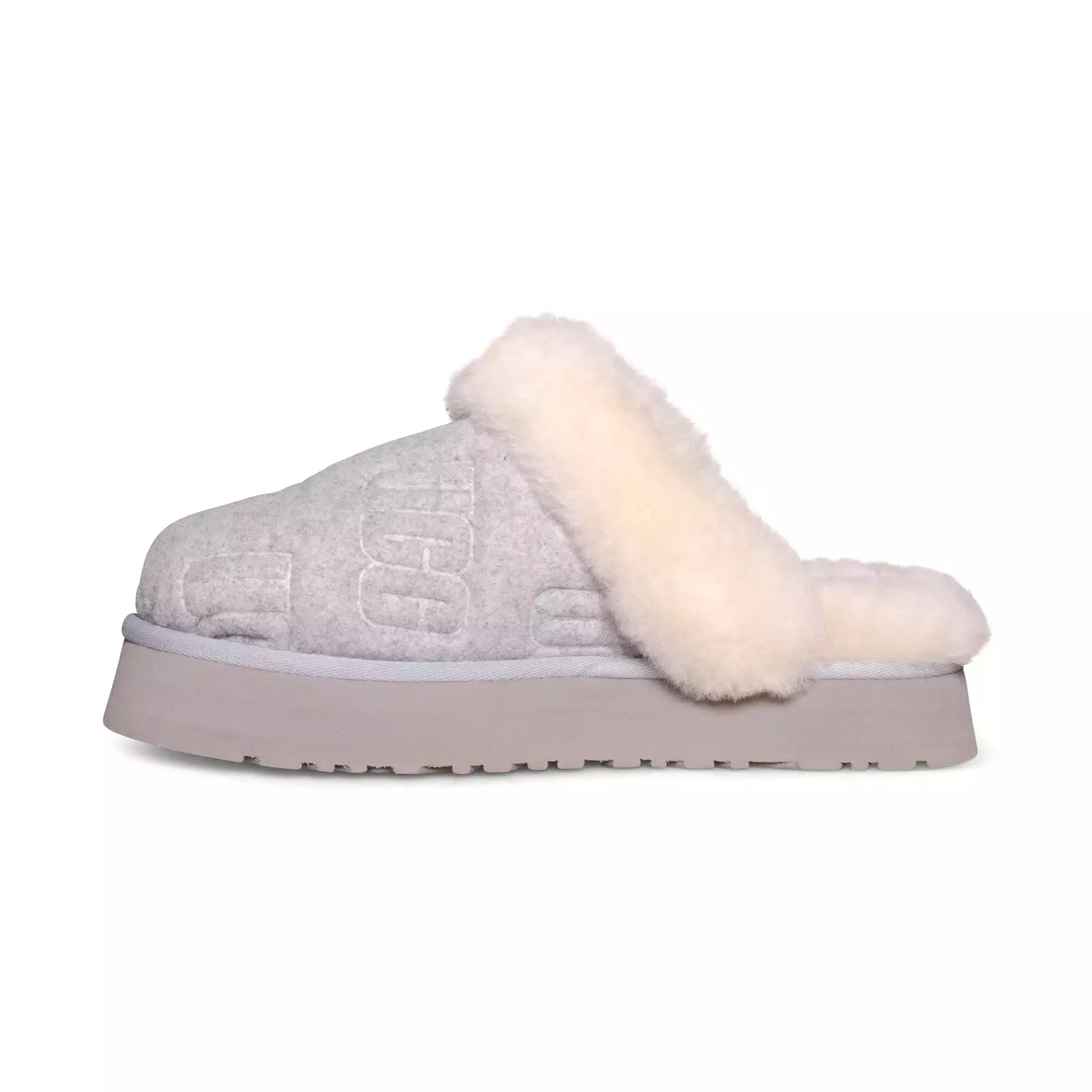 UGG Disquette Felted Grey Slippers - Women's