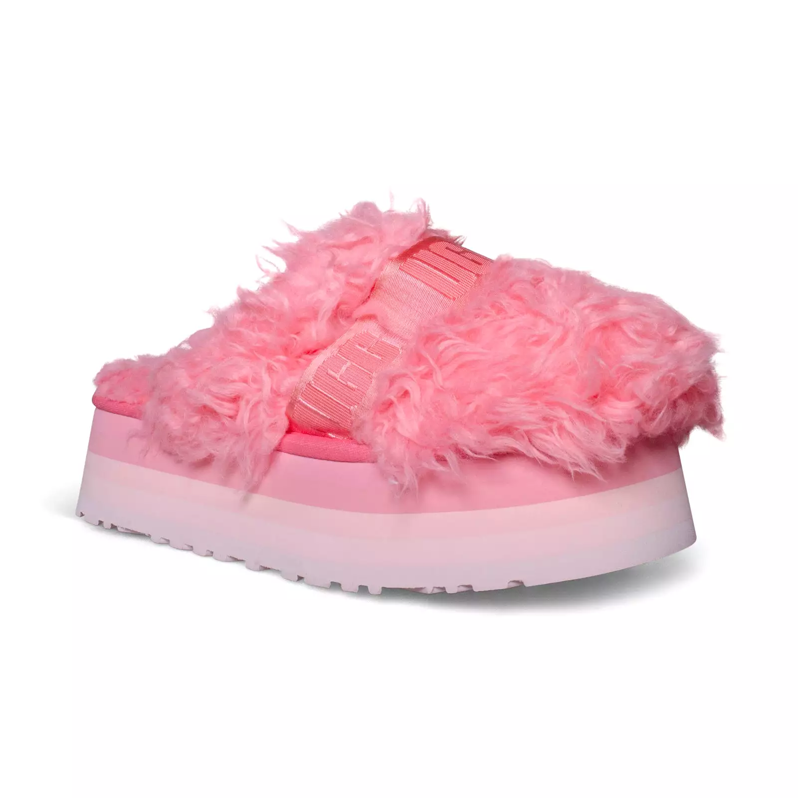 UGG Fluff Momma Sugar Slide Pink Jasmine Slippers - Women's