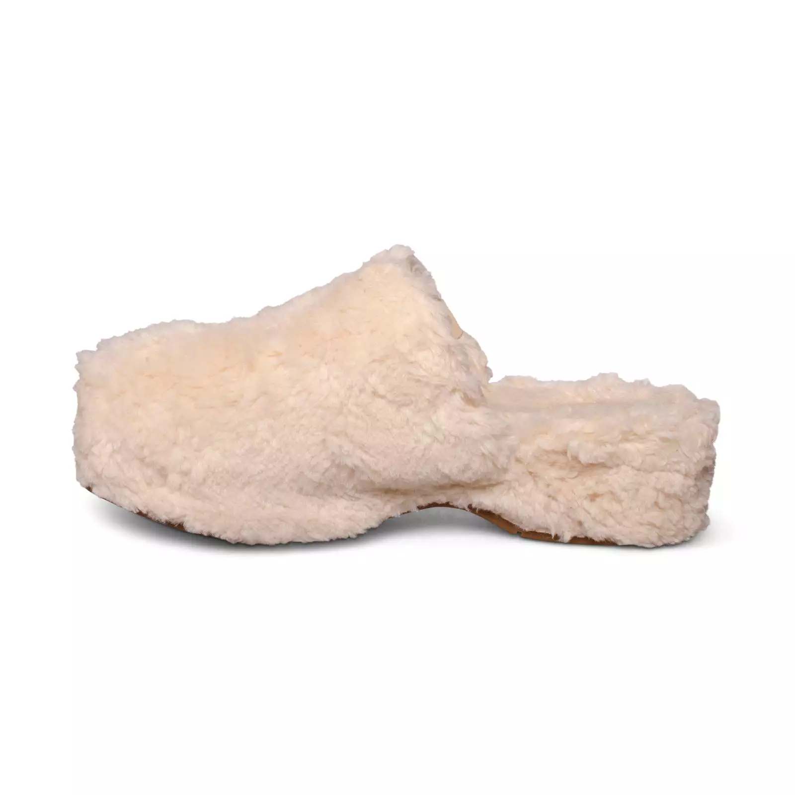 UGG Fuzz Sugar Clog Natural Slippers - Women's