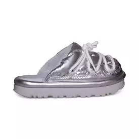 UGG Hi Shine Spaceslider Slide Silver Slippers - Women's