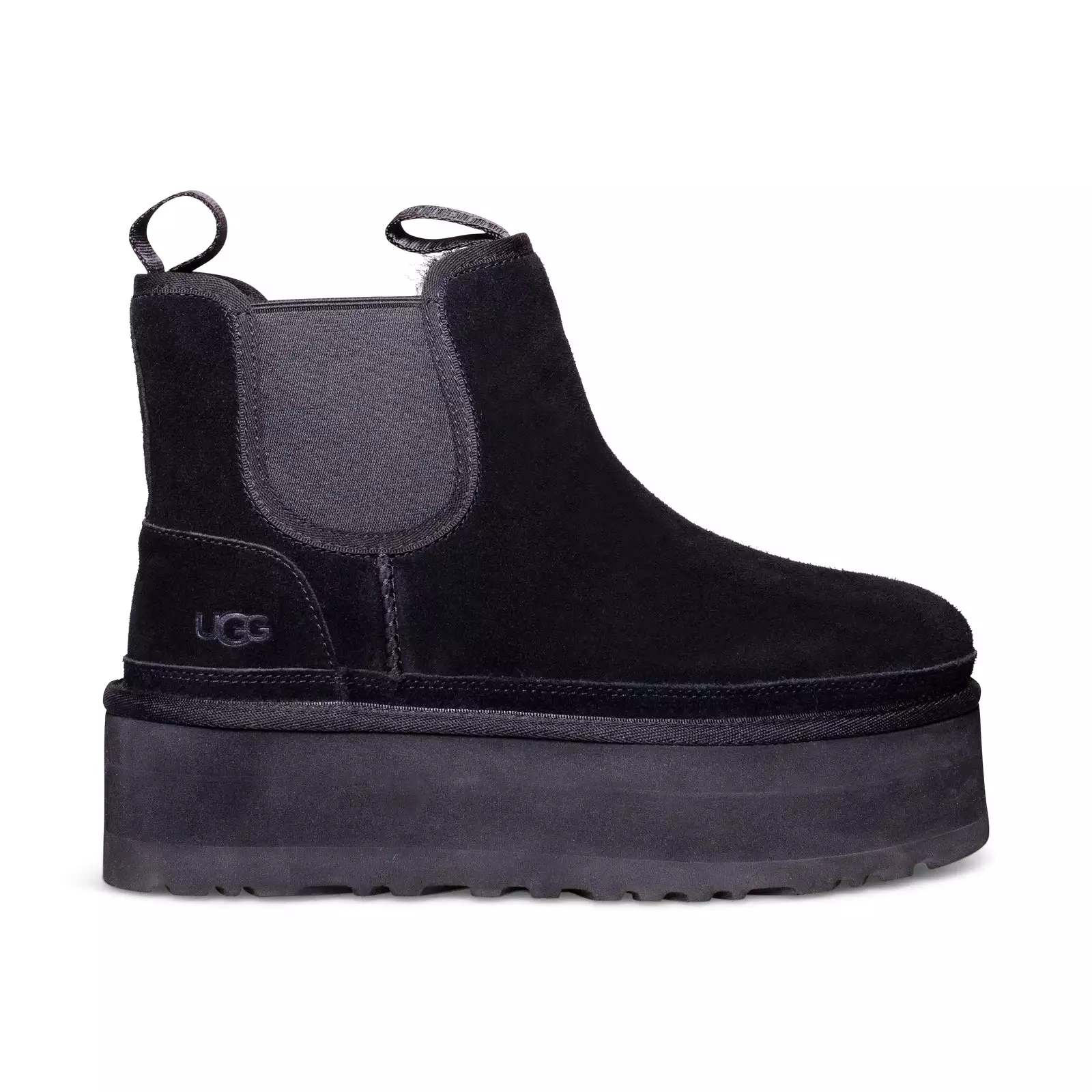 UGG Neumel Platform Chelsea Black Boots - Women's