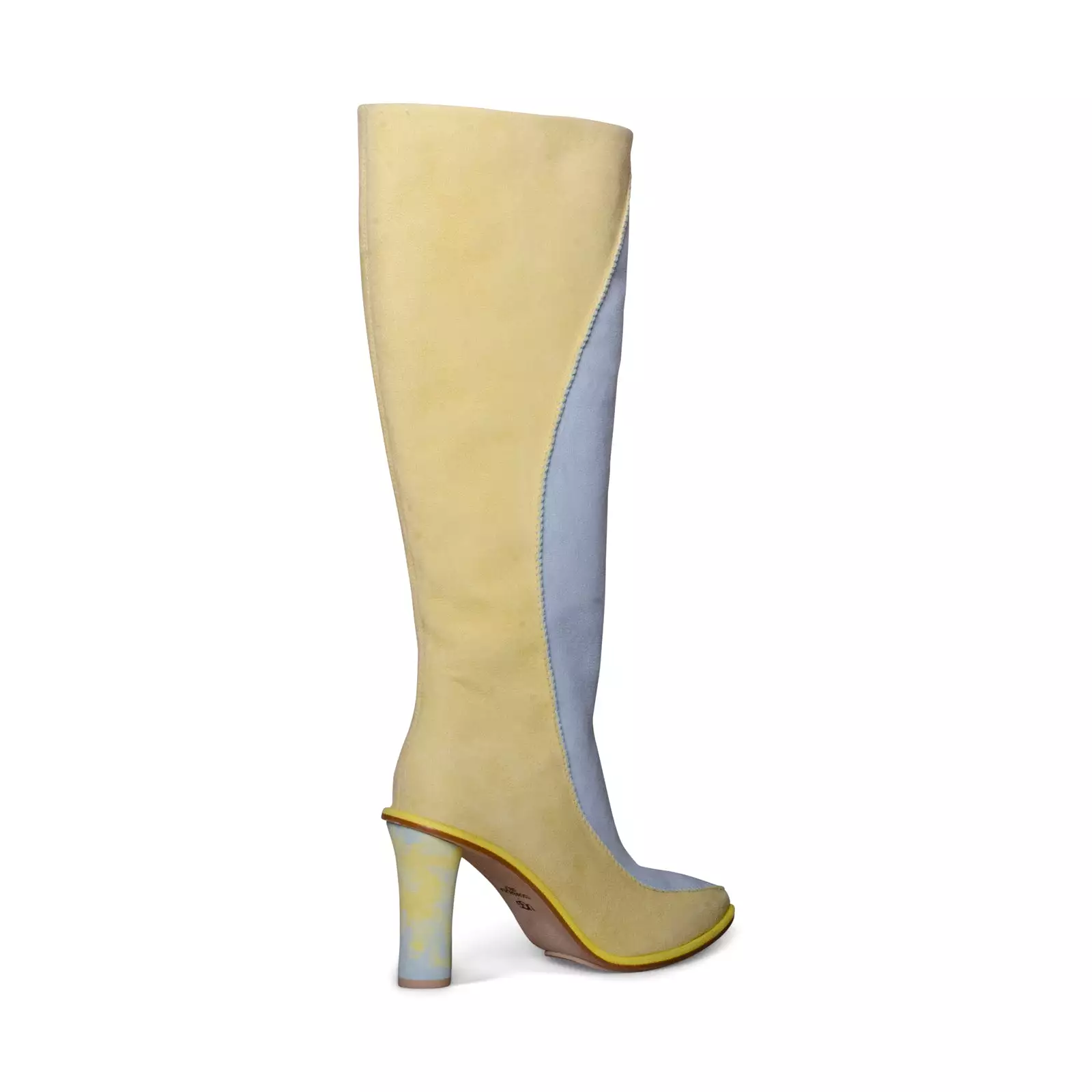 UGG X Tschabalala Self Contrast Heel Yellow / Teal Boot - Women's