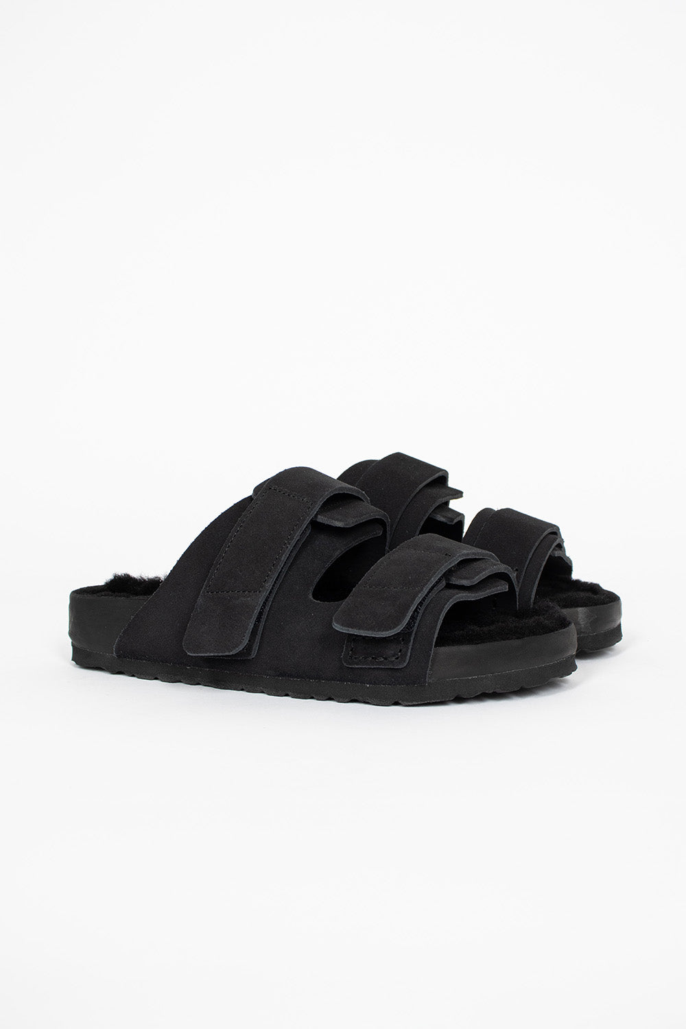 Uji VL Cazador Shearling Sandal Slate