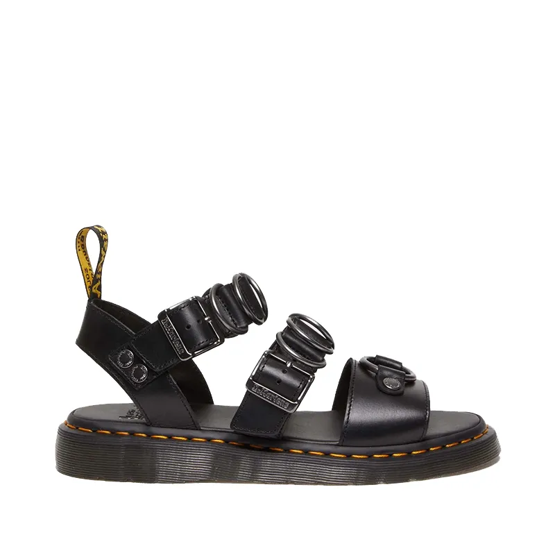 Women’s All Season Sandals, Black Low-Top 