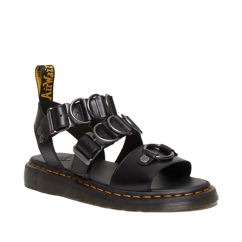 Women’s All Season Sandals, Black Low-Top 